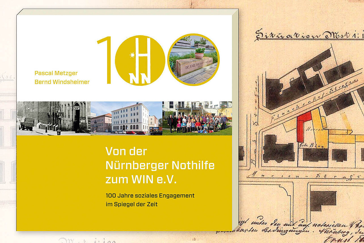 Cover der Publikation 'Von der Nürnberger Nothilfe zum WIN e.V.' von 2024